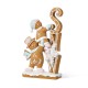 Glitzhome 12.50"H Resin Christmas Gingerbread Table Decor
