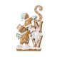 Glitzhome 12.50"H Resin Christmas Gingerbread Table Decor