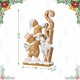 Glitzhome 12.50"H Resin Christmas Gingerbread Table Decor