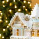 Glitzhome 11.75"H Christmas Macaron Resin Village Table Decor