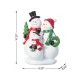 Glitzhome 10.25"H Christmas Resin Snowman Family Table Decor