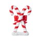Glitzhome 10"H Christmas Resin Candy Cane Table Decor