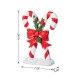 Glitzhome 10"H Christmas Resin Candy Cane Table Decor