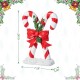 Glitzhome 10"H Christmas Resin Candy Cane Table Decor