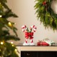 Glitzhome 10"H Christmas Resin Candy Cane Table Decor