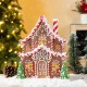 Glitzhome 11.75"H Christmas Lighted Resin Village Table Decor