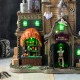 Glitzhome 11"H Lighted  Resin Halloween Haunted House Table Village Decor