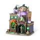 Glitzhome 11"H Lighted  Resin Halloween Haunted House Table Village Decor