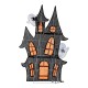 Glitzhome 61.75"H Lighted Halloween 2D Haunted House Outdoor Décor with 210 Warm White LED Lights （KD）