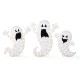 Glitzhome Set of 3  Lighted  Halloween 2.5D Ghosts Family Outdoor Décor with 200 Warm white  LED Lights （KD）