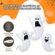 Glitzhome Set of 3  Lighted  Halloween 2.5D Ghosts Family Outdoor Décor with 200 Warm white  LED Lights （KD）