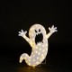 Glitzhome 35.5"H Lighted Halloween 2.5D Ghosts Outdoor Décor with 70 warm White LED Lights （KD）