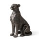 Glitzhome 23.25"H MGO Bronze Leopard Statue