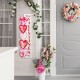 Glitzhome 36"H Valentine's Lighted Wooden  Stacked Heart Porch Decor w/Timer
