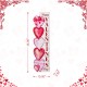 Glitzhome 36"H Valentine's Lighted Wooden  Stacked Heart Porch Decor w/Timer