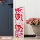 Glitzhome 36"H Valentine's Lighted Wooden  Stacked Heart Porch Decor w/Timer