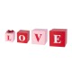 Glitzhome 25"H Valentine's Wooden Double-Sided XOXO & LOVE Boxed Porch Decor