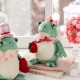Glitzhome Set of 2  Valentine's Frog Couple Figurine