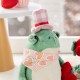 Glitzhome Set of 2  Valentine's Frog Couple Figurine