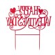 Glitzhome 23.25"H Metal Happy Valentine's Day Yard Stake (KD)