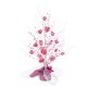 Glitzhome 21"H Lighted Valentine's Pink Heart Table Tree