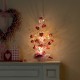 Glitzhome 21"H Lighted Valentine's Pink Heart Table Tree