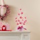 Glitzhome 21"H Lighted Valentine's Pink Heart Table Tree
