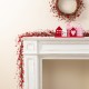 Glitzhome 72"L Valentine's Red Berry  Garland