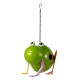 Glitzhome 9"L Metal Glossy Frog Outdoor Garden Birdhouse
