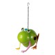 Glitzhome 9"L Metal Glossy Frog Outdoor Garden Birdhouse