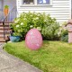 Glitzhome 24"H Easter Metal Egg Yard Stake  (KD)