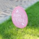 Glitzhome 24"H Easter Metal Egg Yard Stake  (KD)