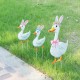 Glitzhome Set of 3 Easter Metal Duck Family Yard Stake  (KD)
