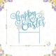 Glitzhome 24"L Metal Happy Easter Yard Stake (KD)