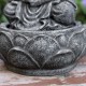 Glitzhome 12"H Zen-Style Polyresin Table Fountain with Pump and LED Light (KD)