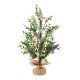 Glitzhome 21"H Easter Egg & Lavender Table Tree Decor