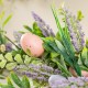 Glitzhome 72"L Easter Egg & Lavender Garland