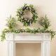Glitzhome 72"L Easter Egg & Lavender Garland