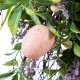 Glitzhome 28"H Easter Egg & Lavender Teardrop