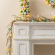 Glitzhome 72"L Easter Egg & Berries Garland