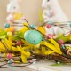 Glitzhome 72"L Easter Egg & Flower Garland