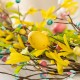 Glitzhome 72"L Easter Egg & Flower Garland