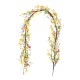 Glitzhome 72"L Easter Egg & Flower Garland