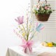Glitzhome 21"H Easter Glitter Egg & Top Hat Table Tree