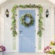 Glitzhome 24"D Easter Lavender & Bird Nest Wreath