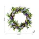 Glitzhome 24"D Easter Lavender & Bird Nest Wreath