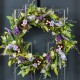 Glitzhome 24"D Easter Lavender & Bird Nest Wreath