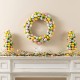Glitzhome 18"D Easter Eggs Wreath