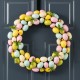 Glitzhome 18"D Easter Eggs Wreath