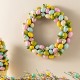 Glitzhome 18"D Easter Eggs Wreath